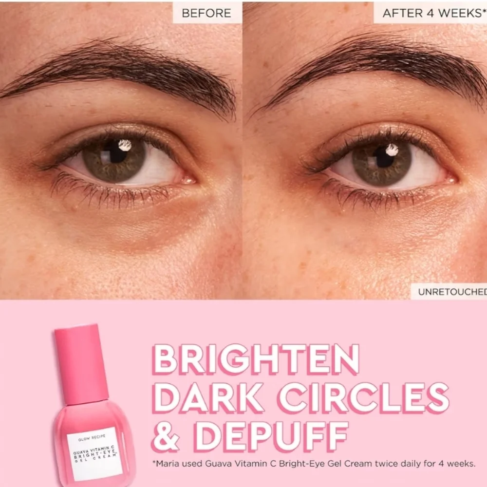 Glow Recipe Guava Vitamin C Bright-Eye Gel Cream, 15ml, NIB - Picture 3 of 7